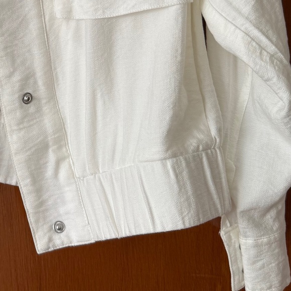 Vince Camuto Slouchy Bomber Jacket – New Ivory (Size L) - Picture 13 of 13